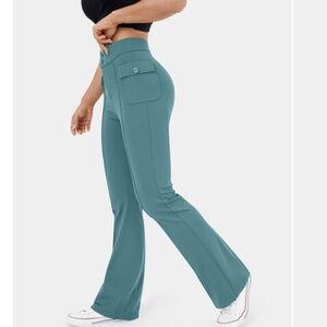 Halara high waisted flare cargo pants